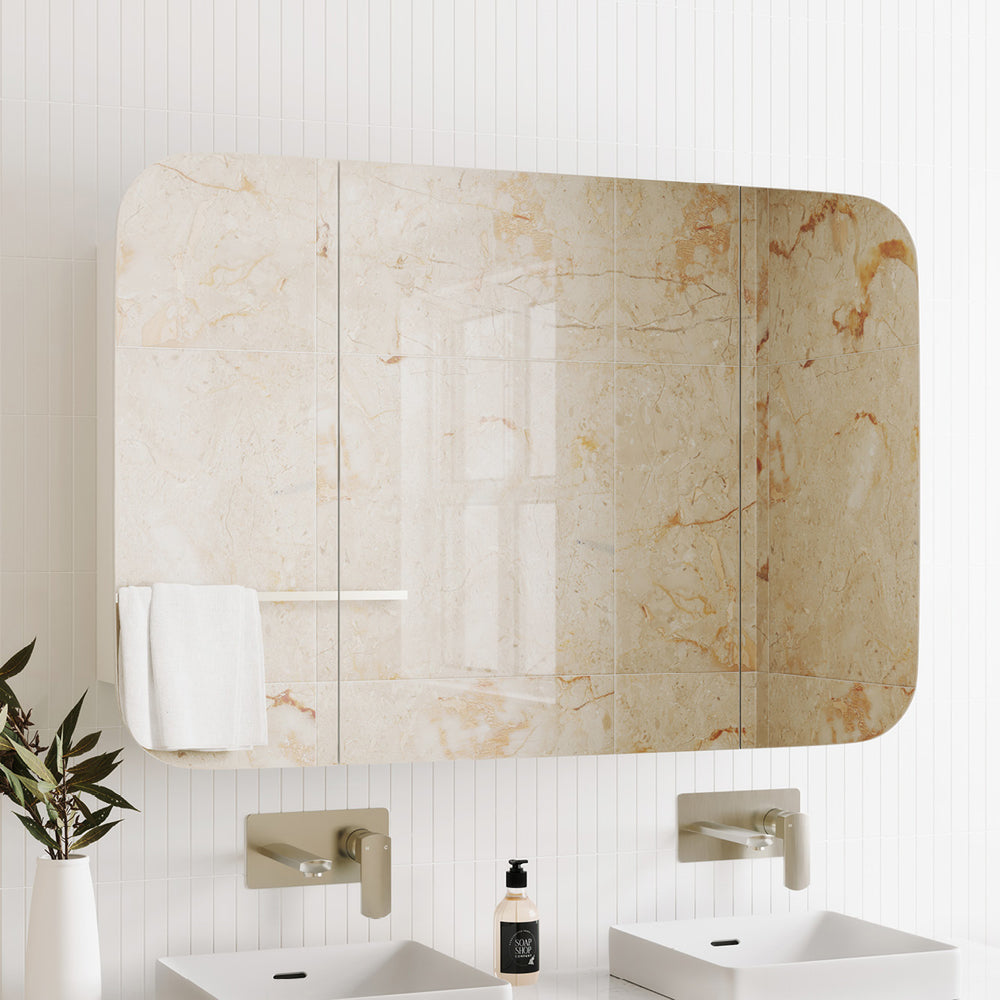 Fienza Marlowe Soft Square Mirror Cabinet