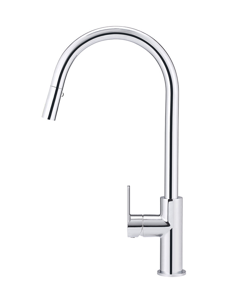 Meir Round Paddle Piccola Pull Out Kitchen Mixer Tap