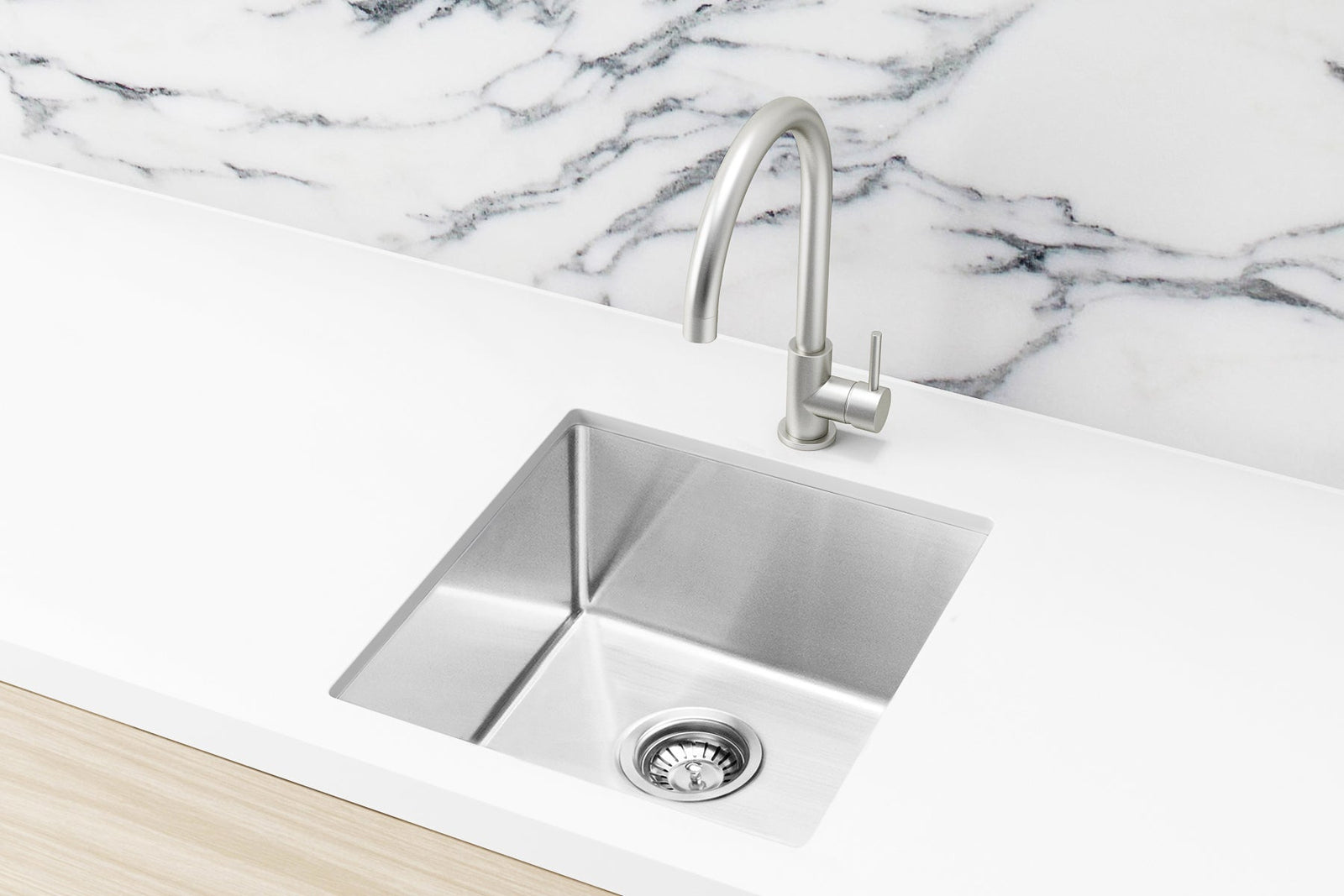 Meir Kitchen Sink Single Bowl 440 x 440
