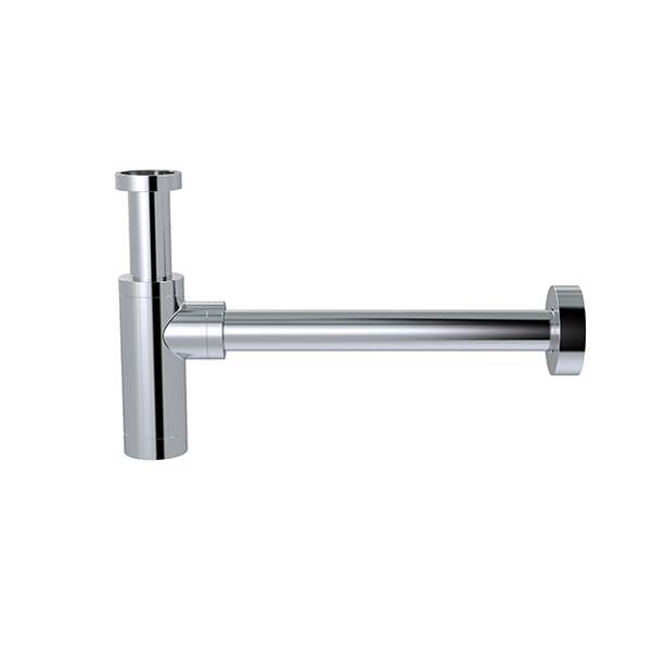 Meir Round bottle trap for 32mm basin waste and 32mm waste pipe with 40mm adapter