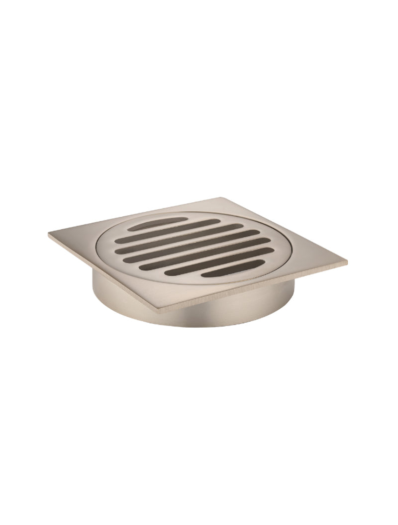 Meir Square Floor Grate Shower Drain 100mm outlet