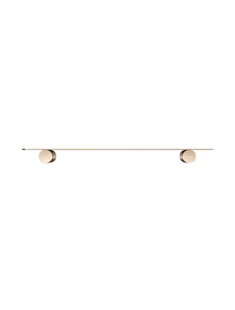 Meir Curvae Shower Shelf 400mm - Champagne