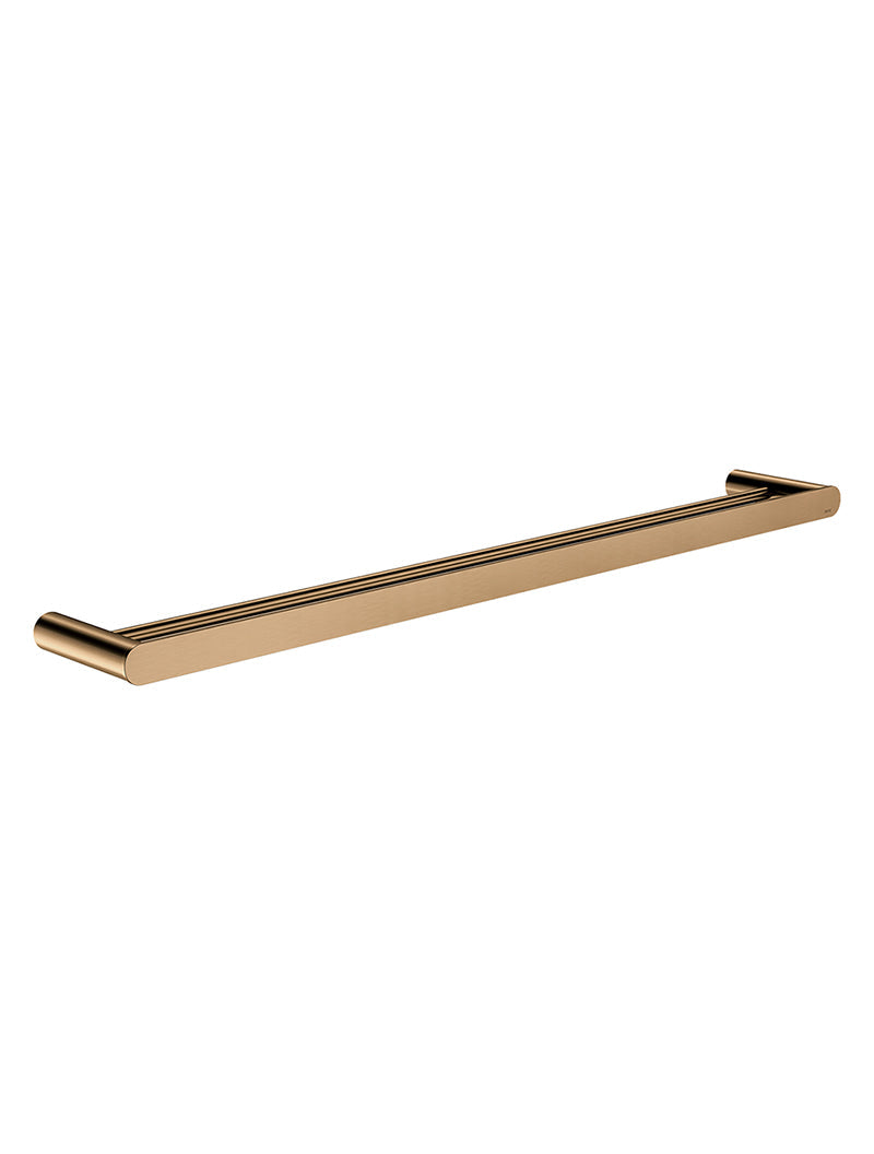 Meir Curvae Double Towel Rail 800mm