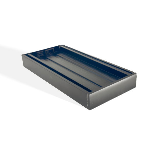 Muses Aluminium Brushed Black Ezy Flow Tile Insert Grate 300 * 100 * 26mm