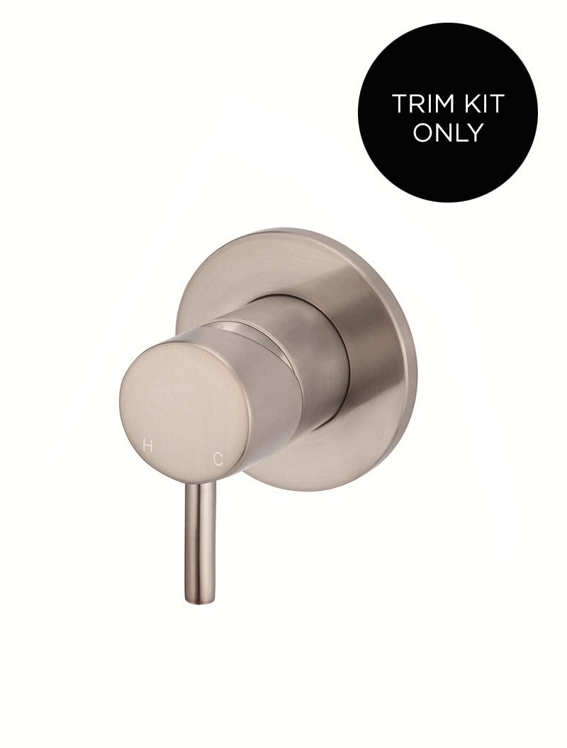 Meir Round Wall Mixer Short Pin-lever Finish Kit