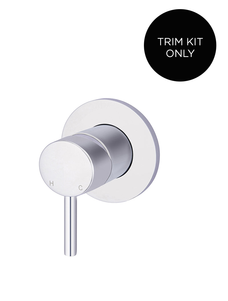 Meir Round Wall Mixer Short Pin-lever Finish Kit