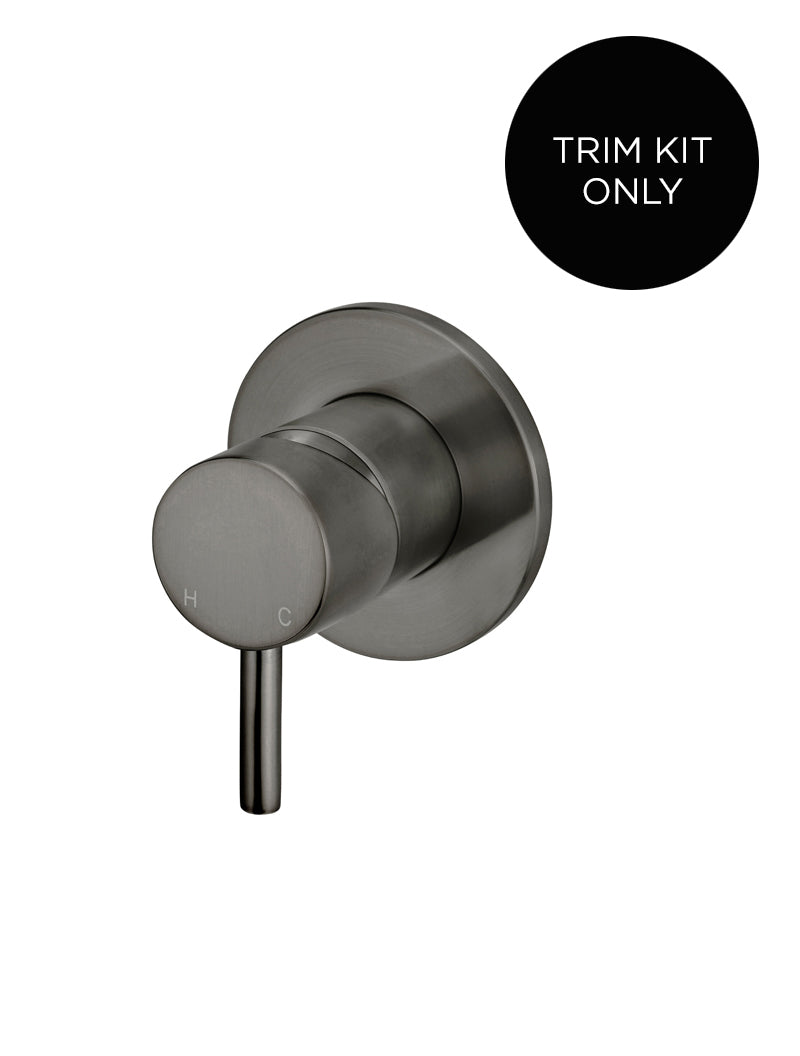 Meir Round Wall Mixer Short Pin-lever Finish Kit