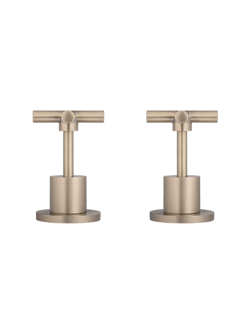 Meir Cross Handle Jumper Valve Wall Top Assemblies