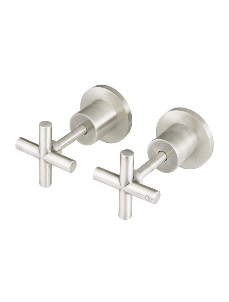 Meir Cross Handle Jumper Valve Wall Top Assemblies