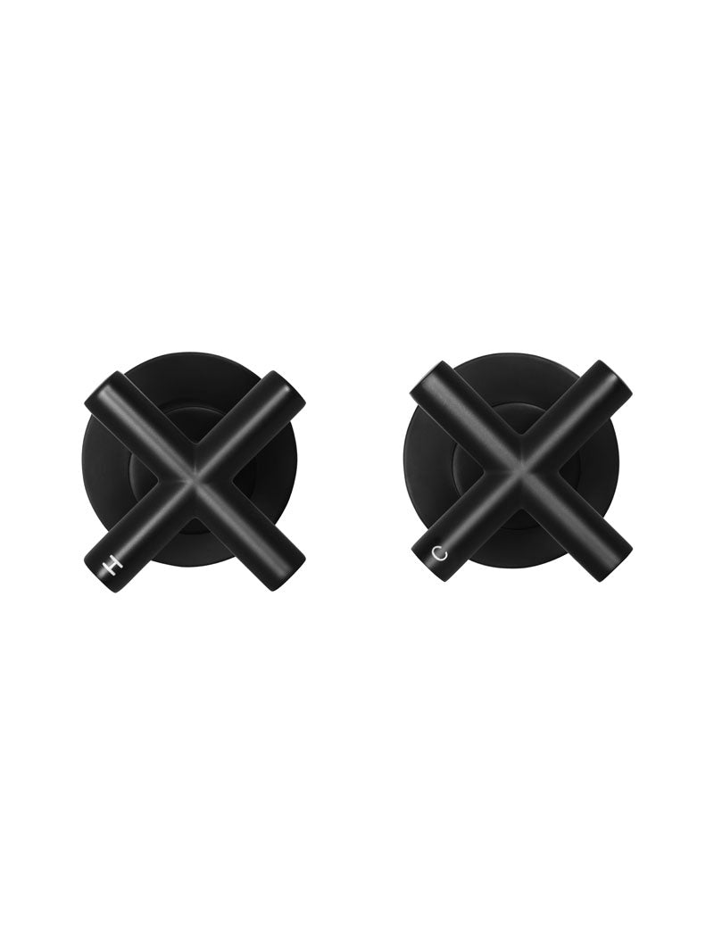 Meir Cross Handle Jumper Valve Wall Top Assemblies