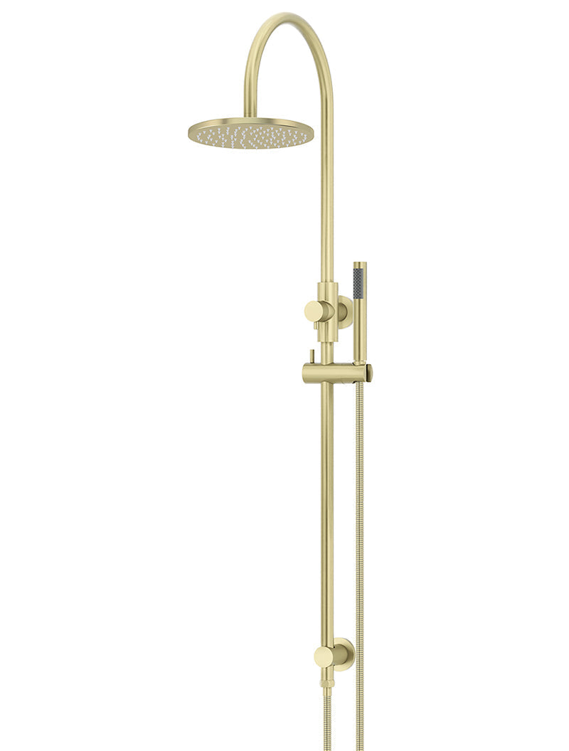 Meir 200mm Round Overhead Shower Set, Single Function Hand Shower
