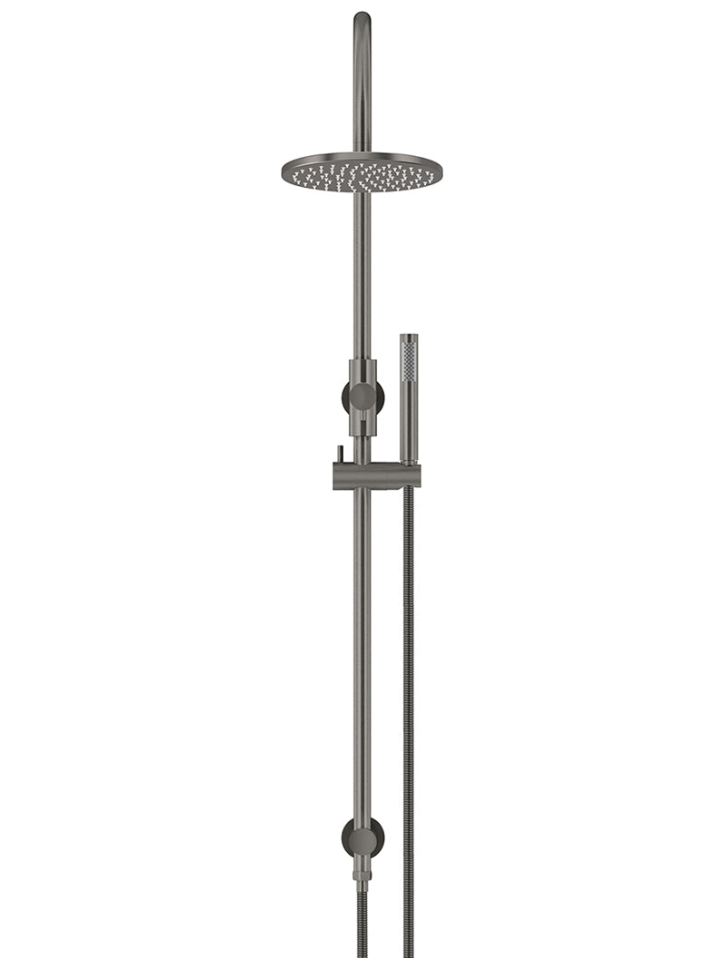Meir 200mm Round Overhead Shower Set, Single Function Hand Shower