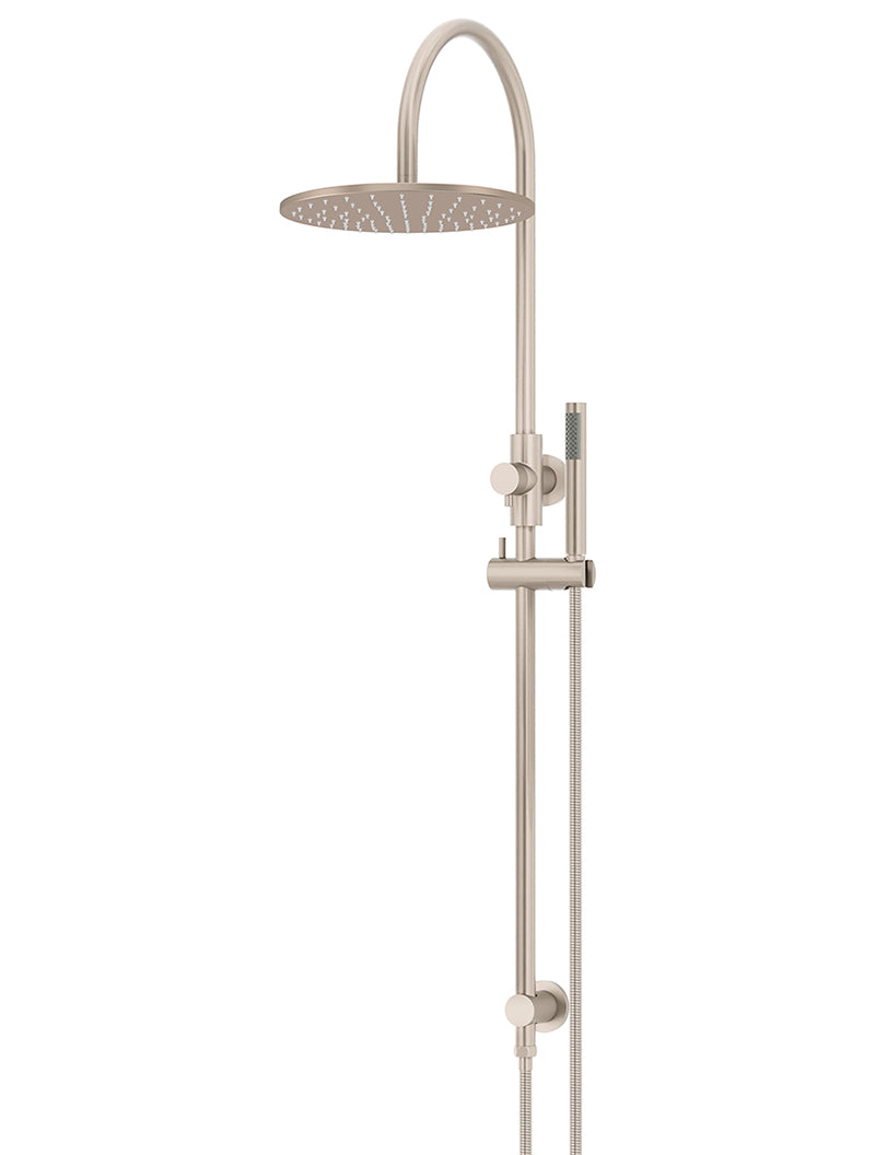 Meir 300mm Round Overhead Shower Set, Single Function Hand Shower