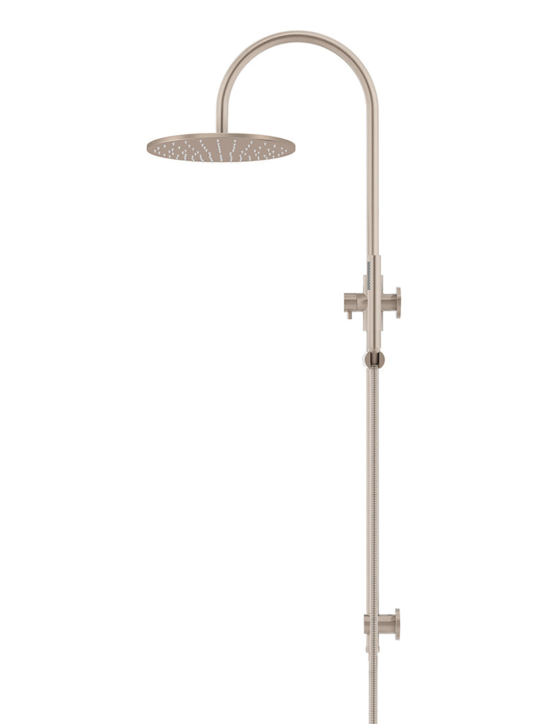 Meir 300mm Round Overhead Shower Set, Single Function Hand Shower