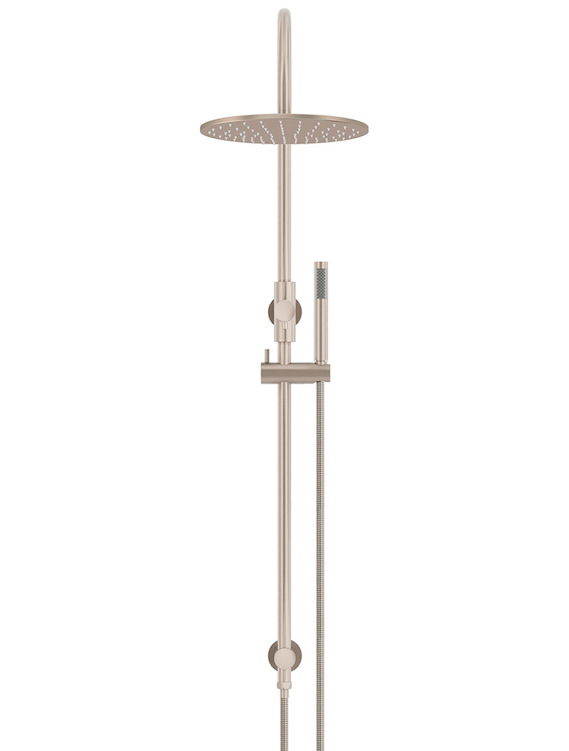 Meir 300mm Round Overhead Shower Set, Single Function Hand Shower