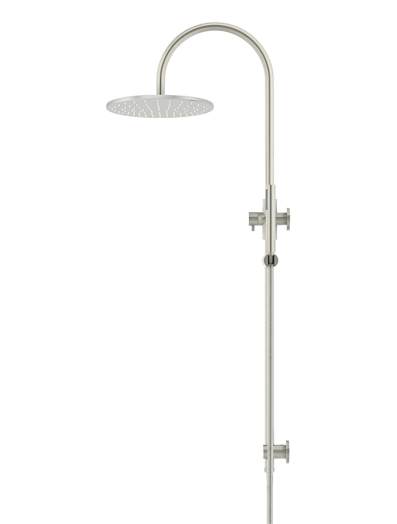 Meir 300mm Round Overhead Shower Set, Single Function Hand Shower