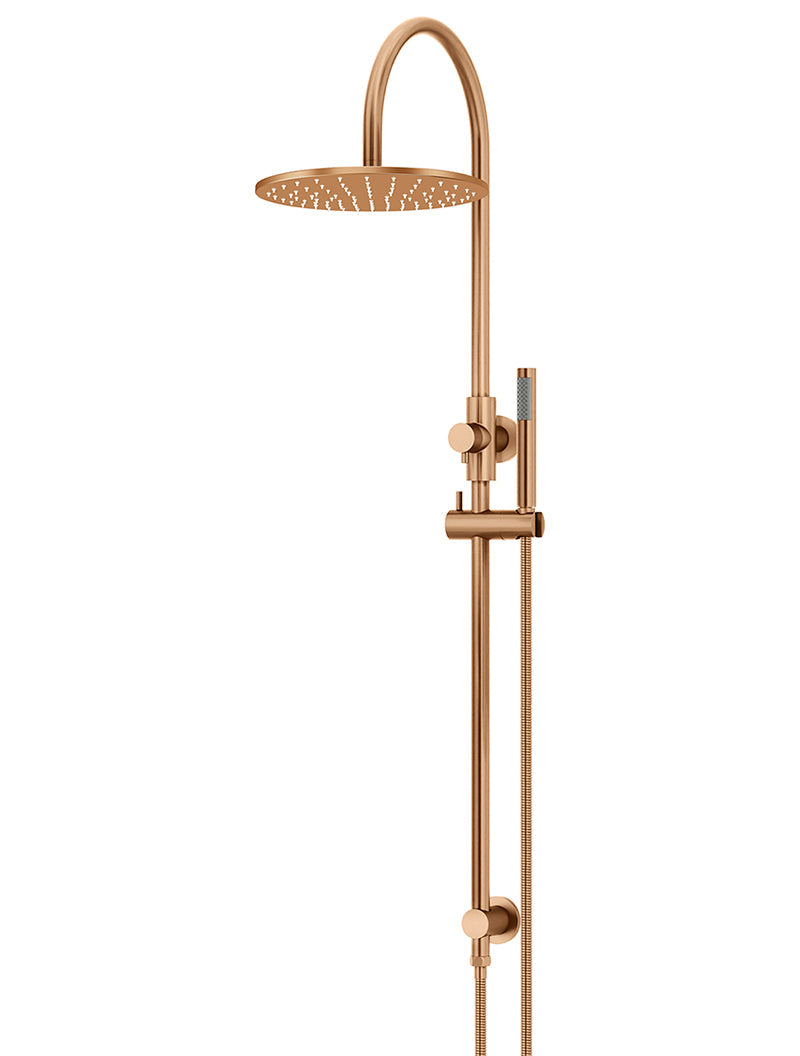 Meir 300mm Round Overhead Shower Set, Single Function Hand Shower