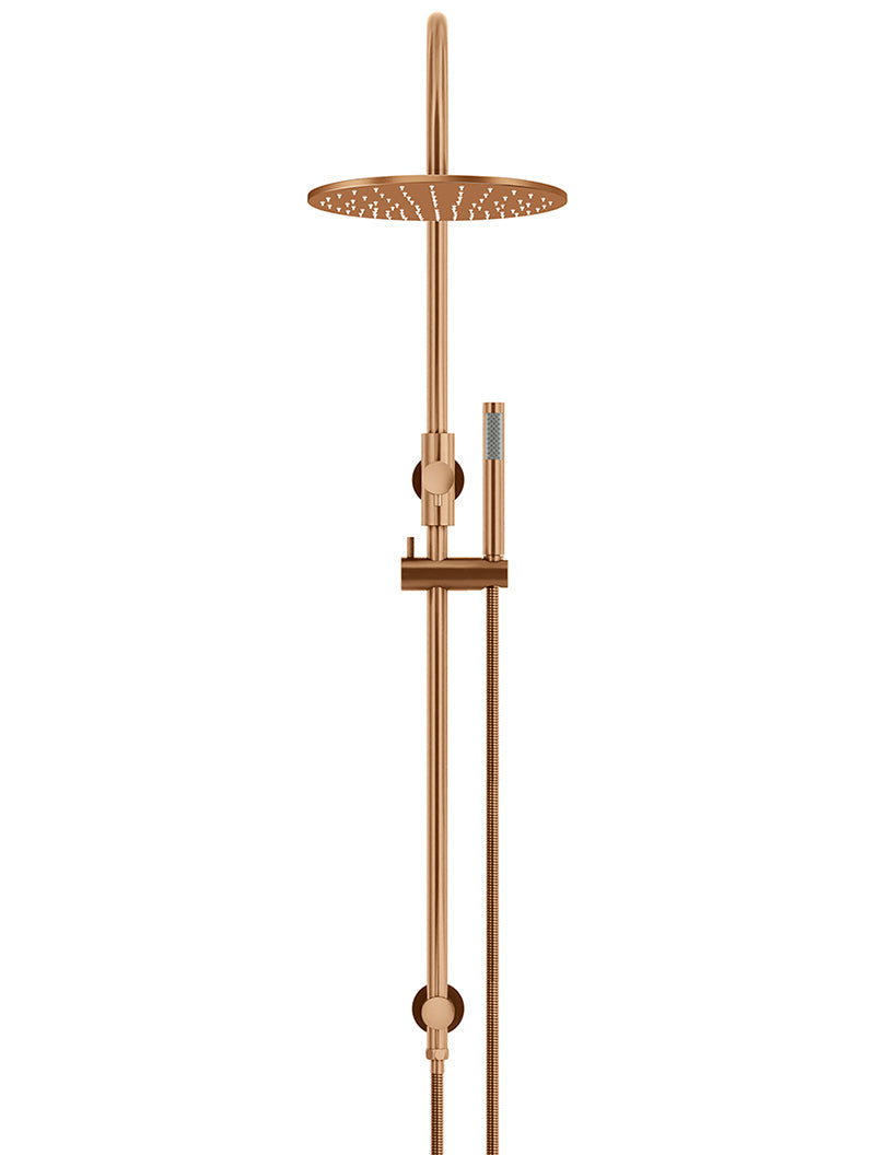 Meir 300mm Round Overhead Shower Set, Single Function Hand Shower