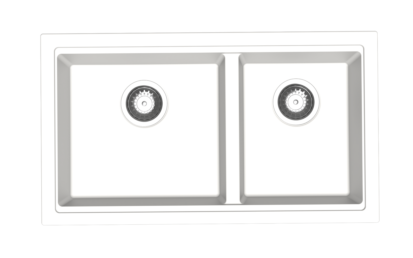Carysil Maples Double Bowl Granite Kitchen Sink | 786 x 446 x 200 mm