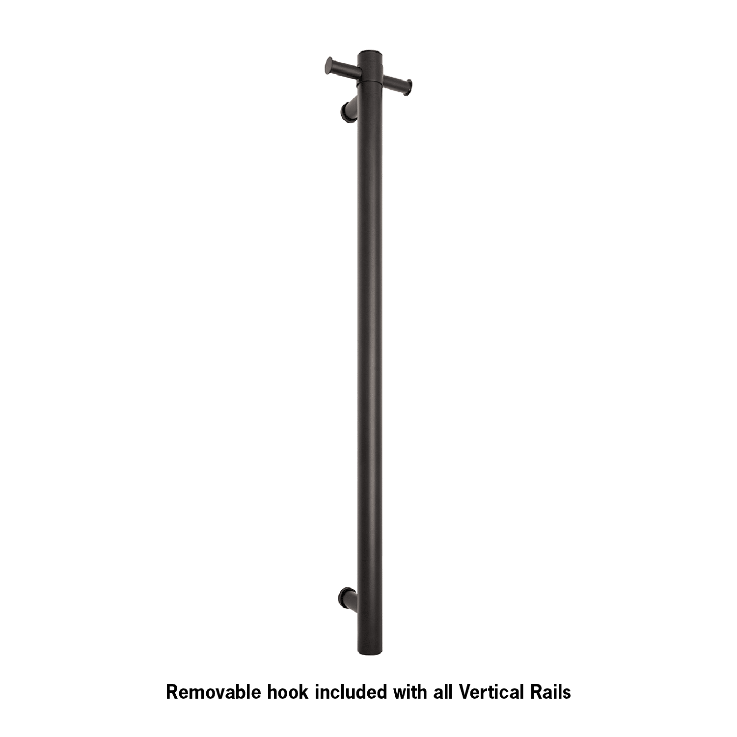 Thermorail Straight/Round 12Volt Vertical Bar With Optional Hook