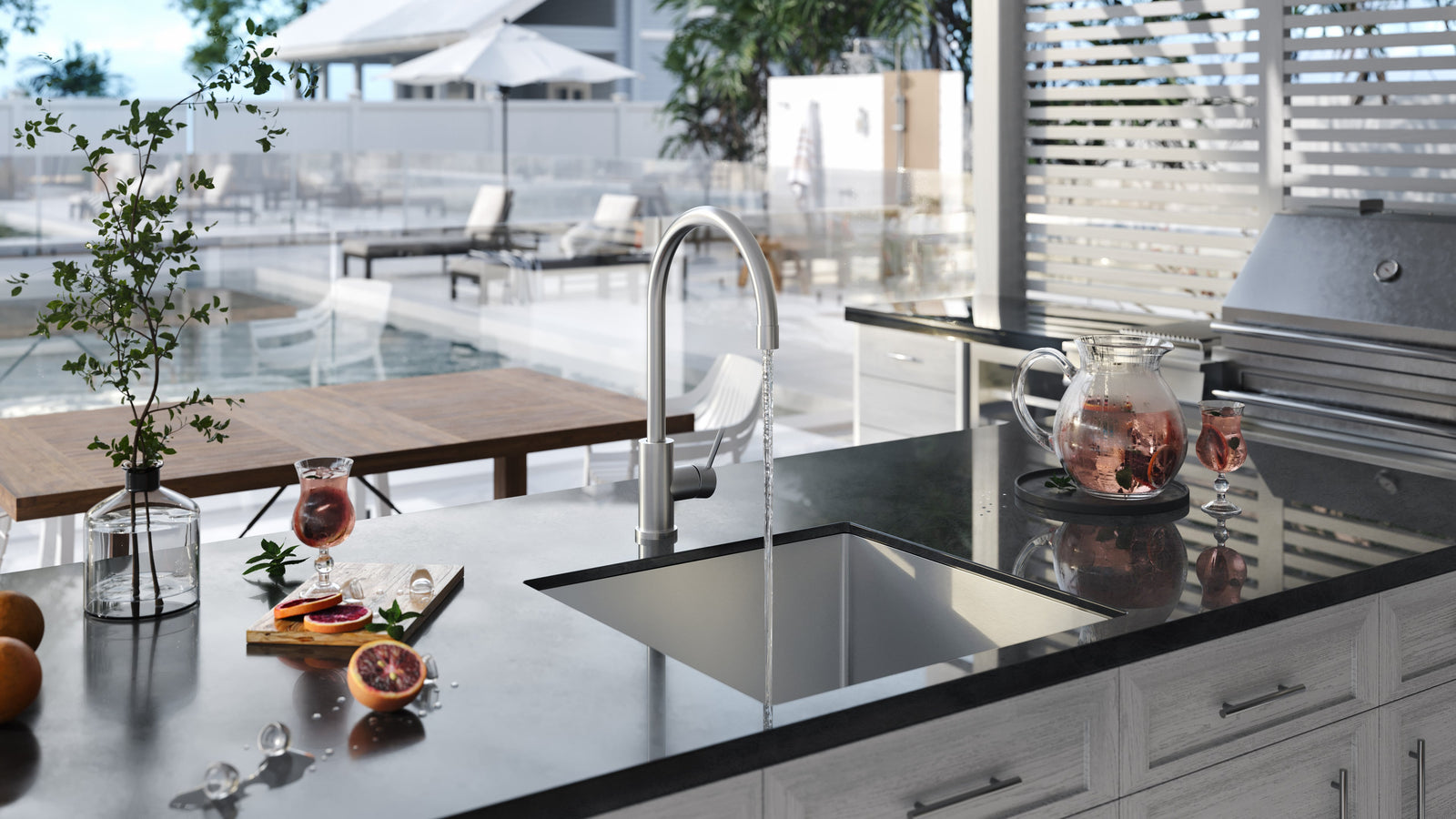 Meir Outdoor Sink SS316