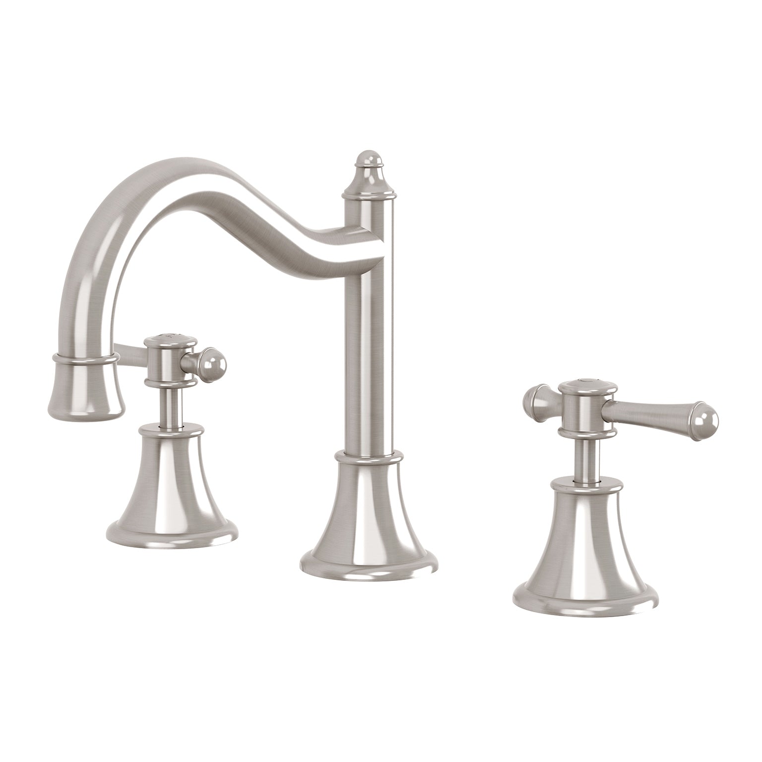 Phoenix Nostalgia Lever Basin Set Shepherds Crook – Lead Free