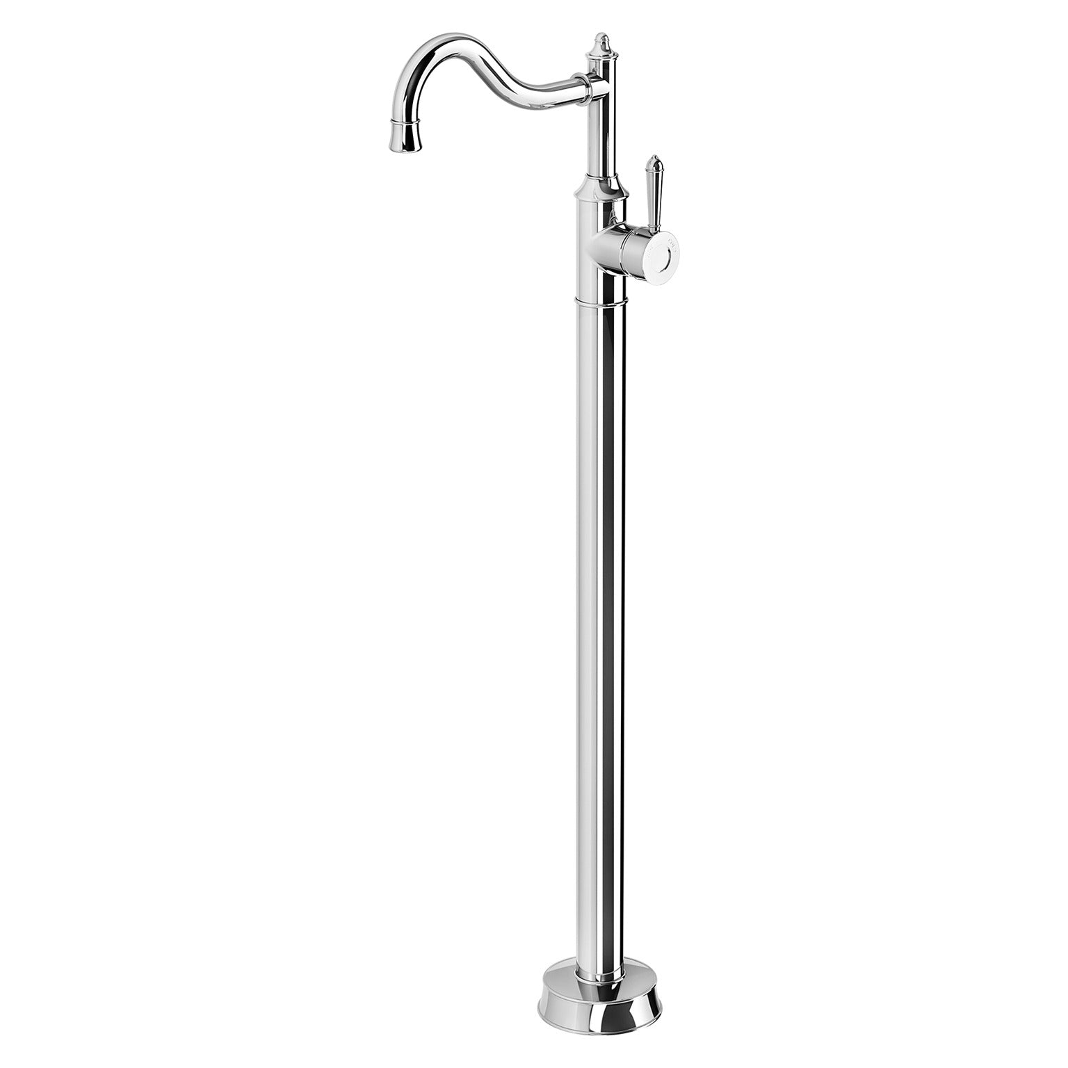 Phoenix Nostalgia Floor Mounted Bath Mixer Shepherds Crook
