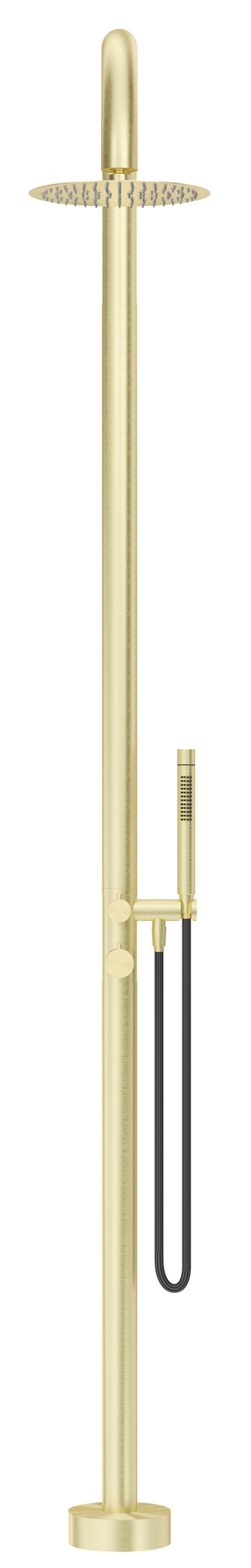 Bella Vista Mica Gooseneck Freestanding Outdoor Shower