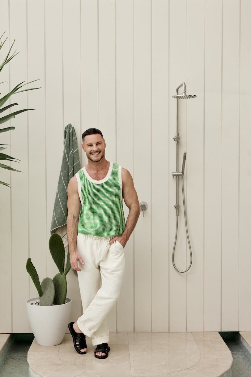 Meir Outdoor Combination Shower Rail SS316