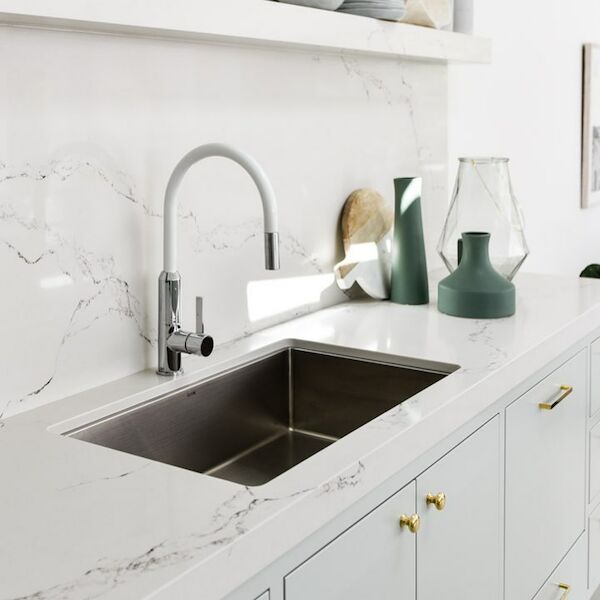 Clark Prism Large Single Bowl Overmount/Undermount