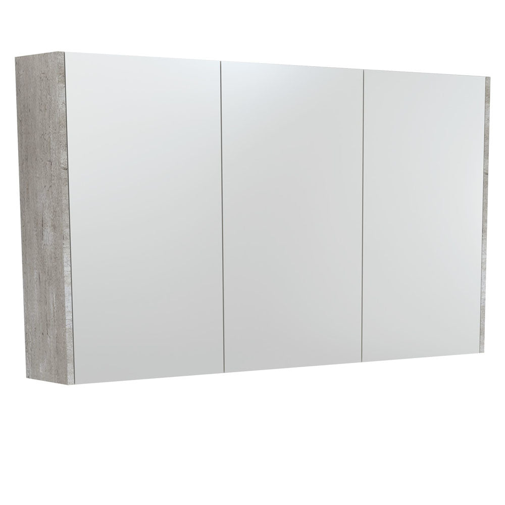 Mirror Cabinet with Side Panels, 1200mm, Industrial