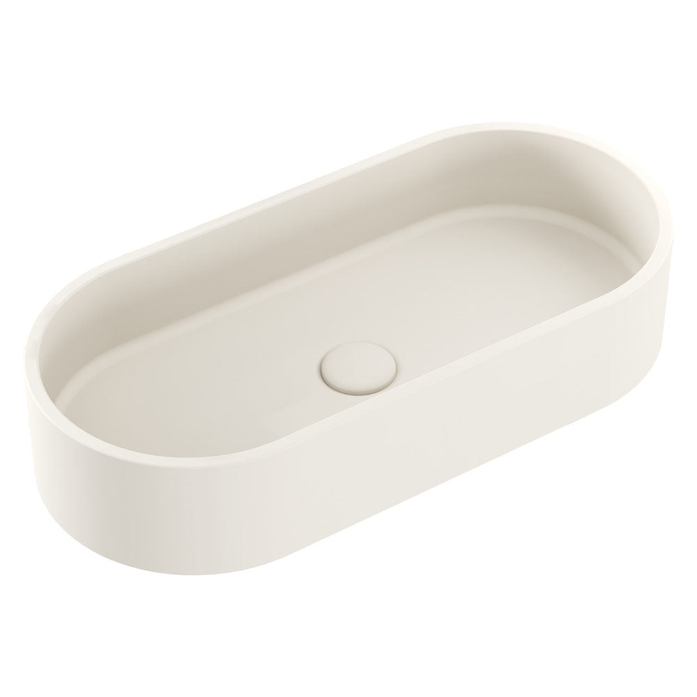Fienza Jada Pill Concrete Above Counter Basin, Warm White