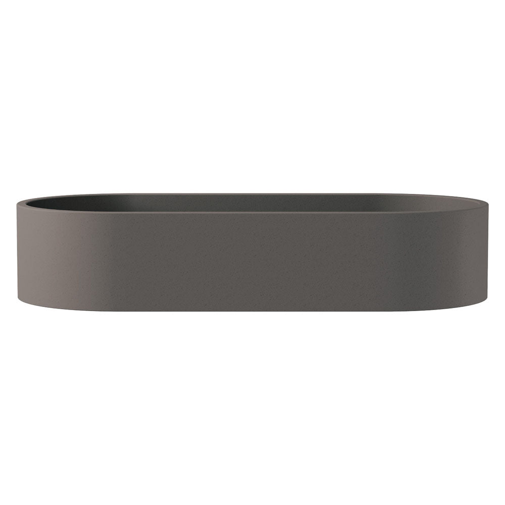 Fienza Jada Pill Concrete Above Counter Basin, Warm Grey