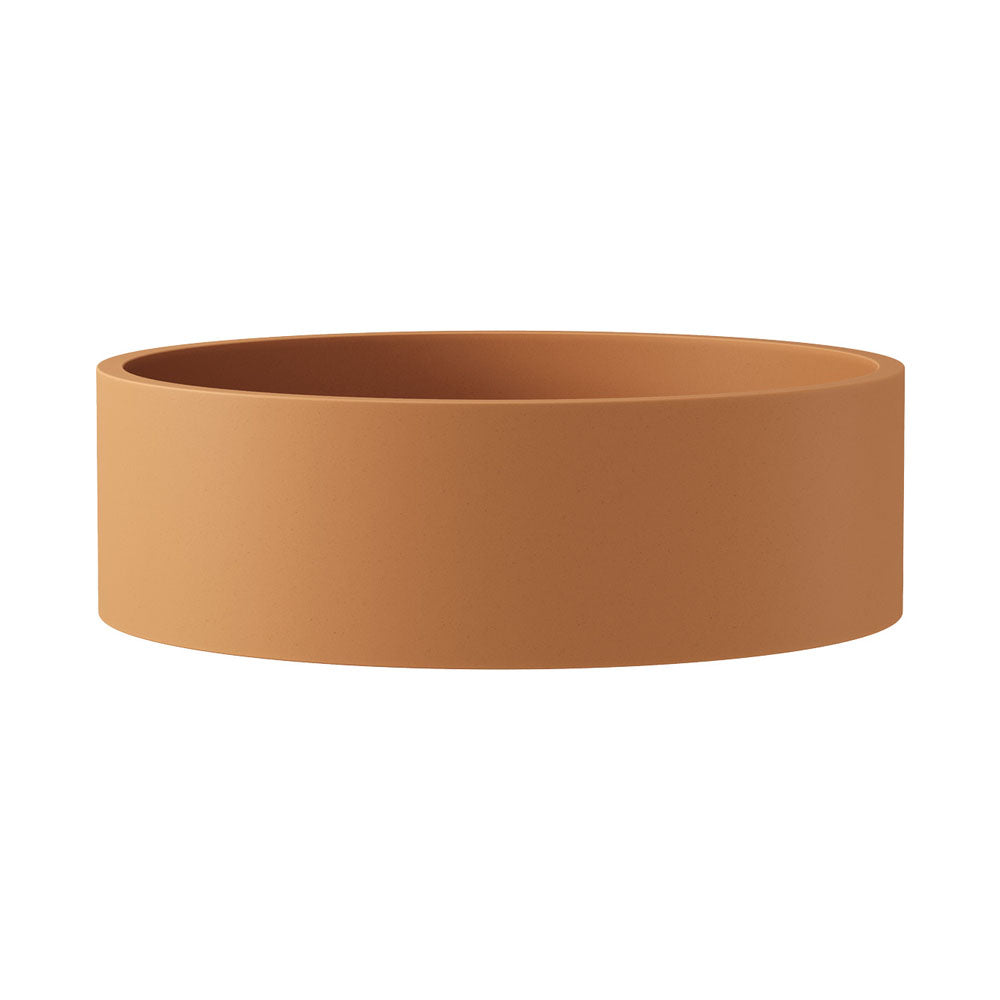 Fienza Jada Round Concrete Above Counter Basin, Tuscan