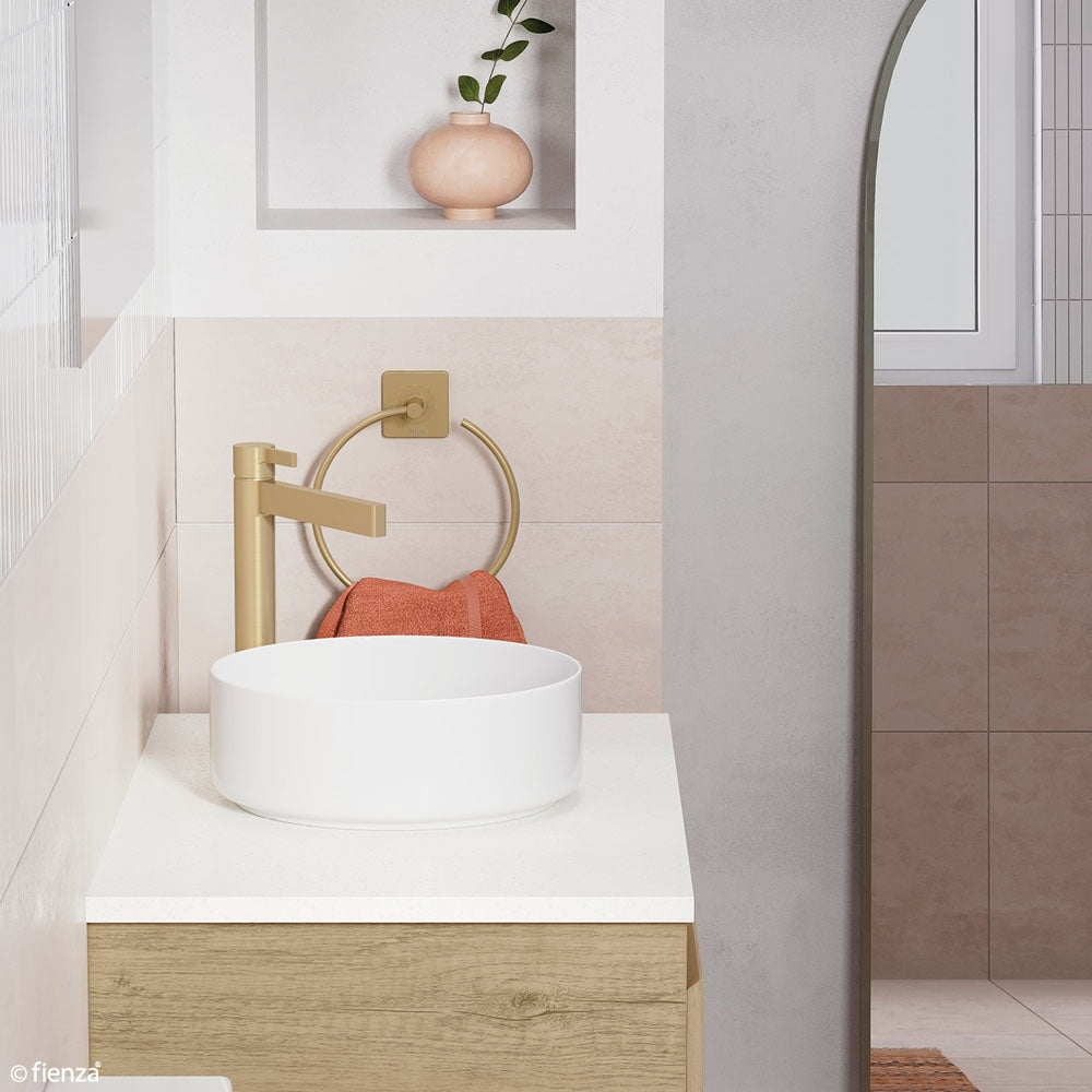 Fienza Reba Mini Above Counter Basin, Gloss White