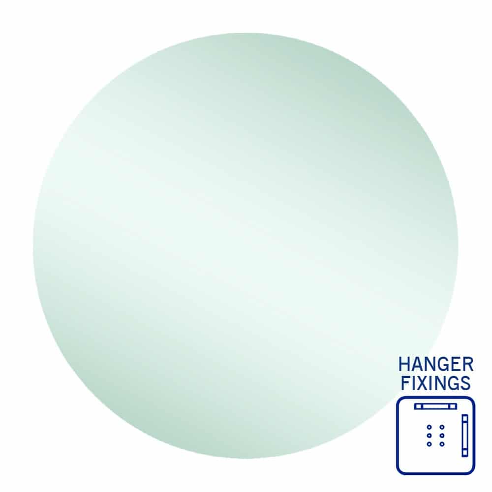 Rio Polished Edge Round Mirror