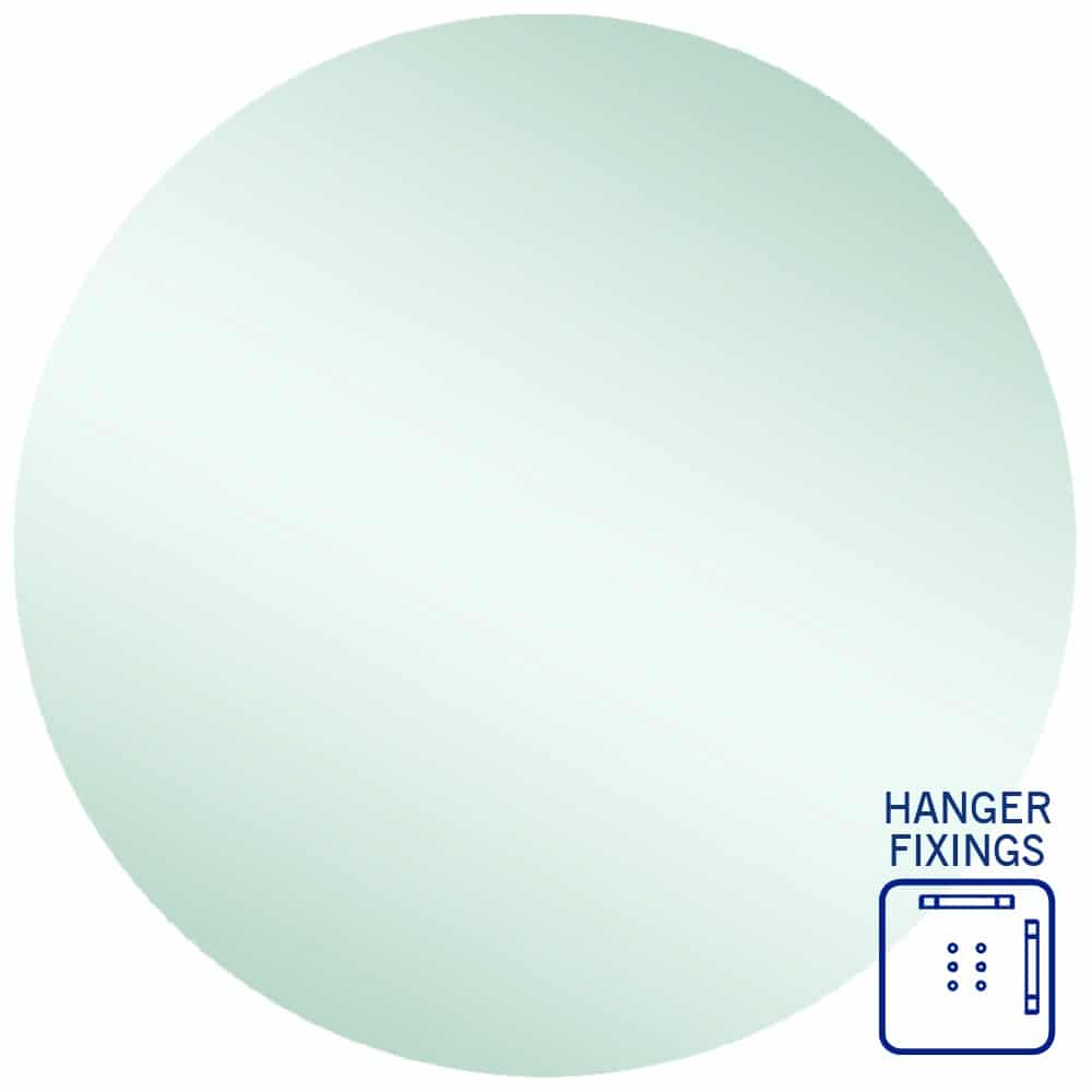 Rio Polished Edge Round Mirror