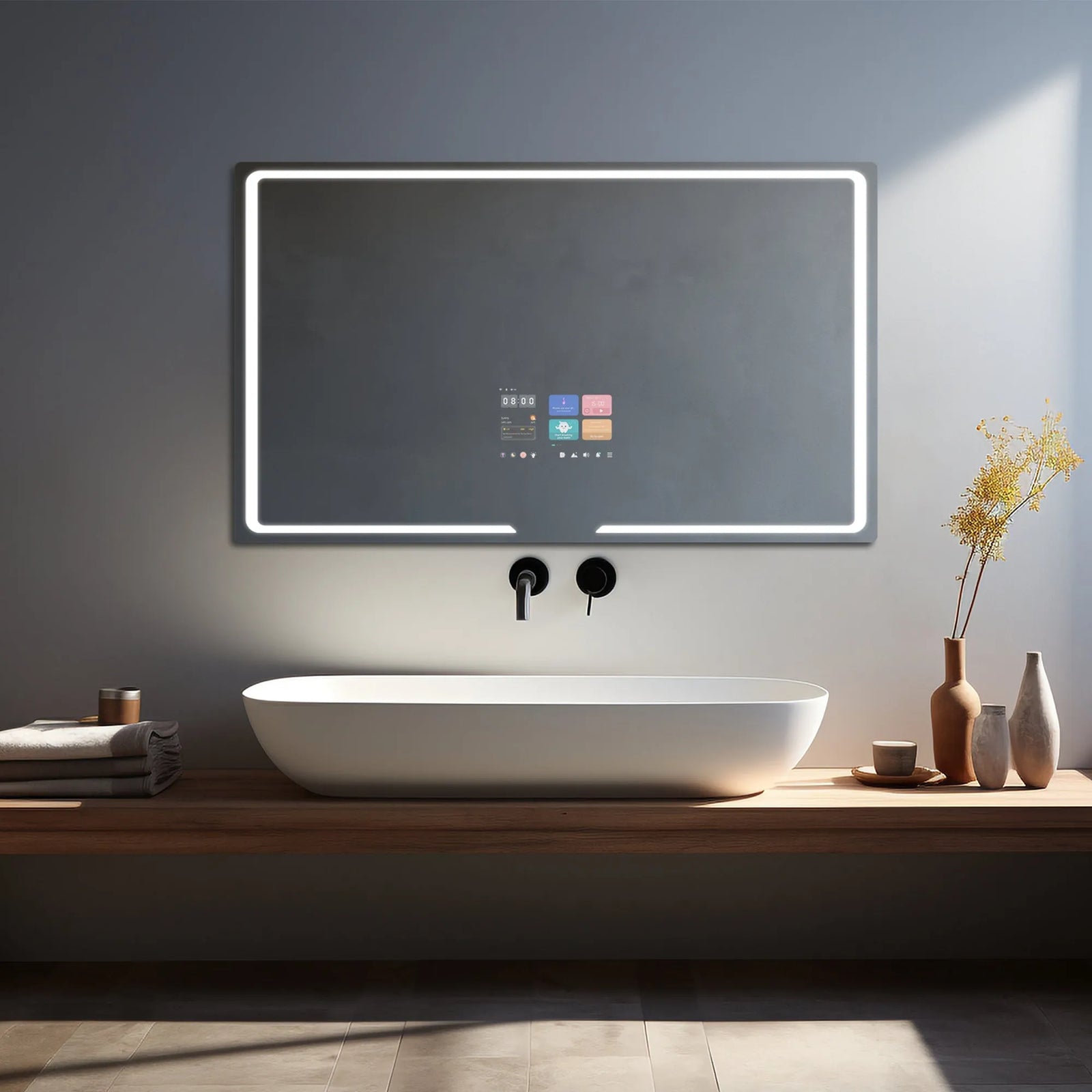 Litecon Infinity Series I1 Large Smart Mirror with 21.5” Touch Display 1200mm