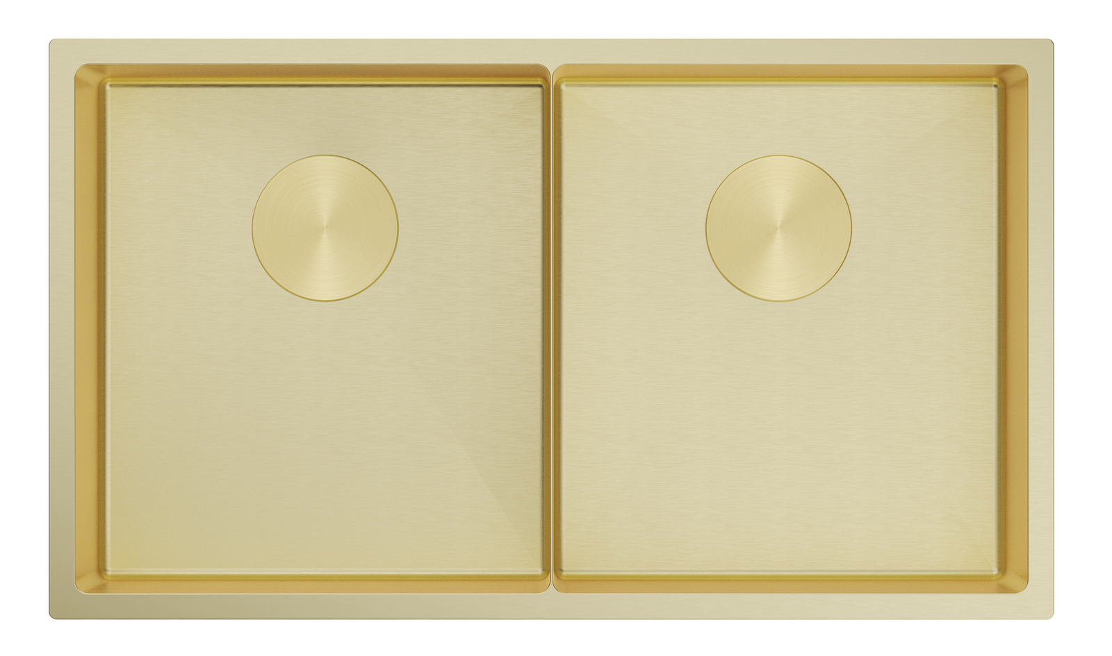 Bella Vista Luminare Sink 760 x 440mm - Double Bowl - French Gold