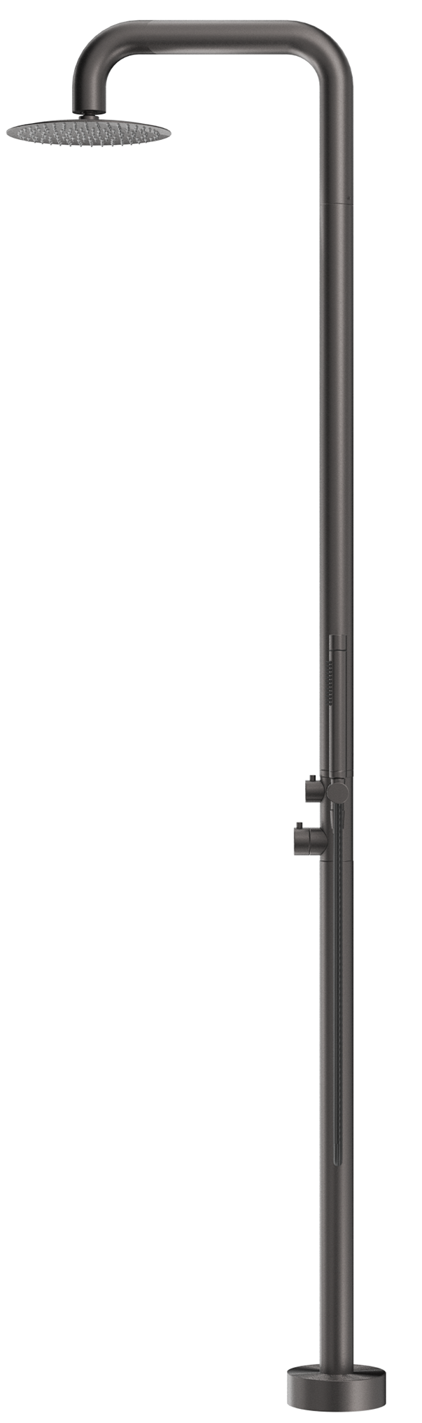 Bella Vista Mica Soft Square Freestanding Outdoor Shower