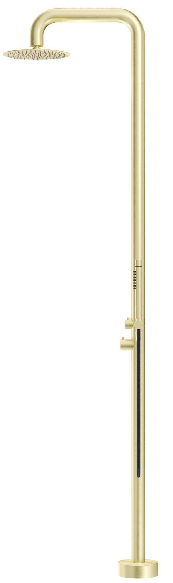 Bella Vista Mica Soft Square Freestanding Outdoor Shower
