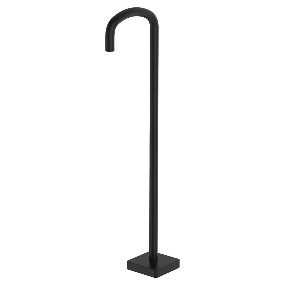 Fienza Tono Floor Mounted Bath Outlet - Matte Black