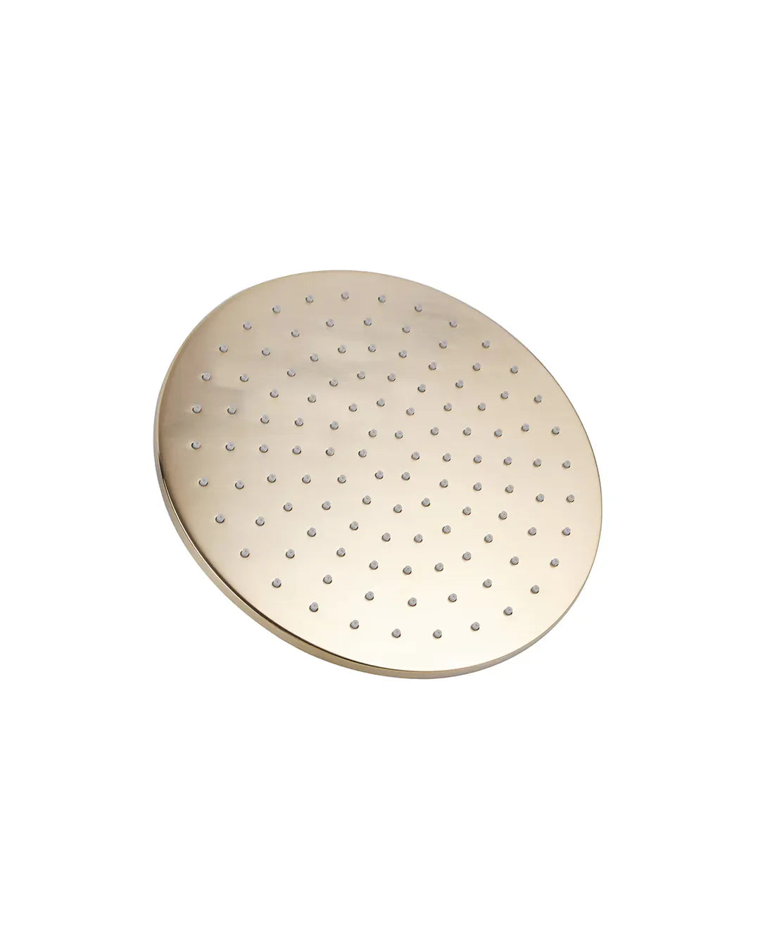 Norico Pentro 250mm Brushed Gold Solid Brass Round Rainfall Shower Head