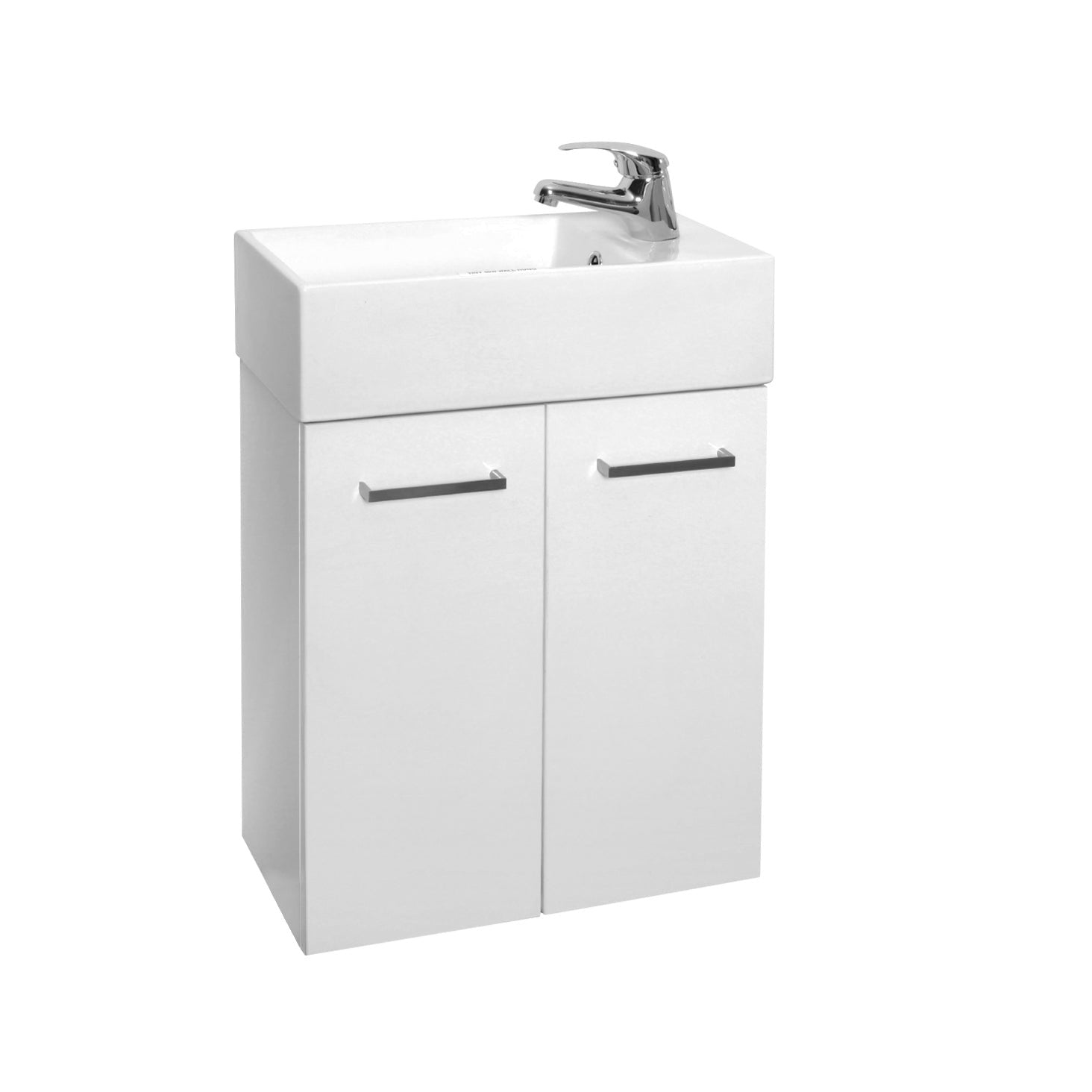 TINY Wall Hung Vanity - Blue Bathware