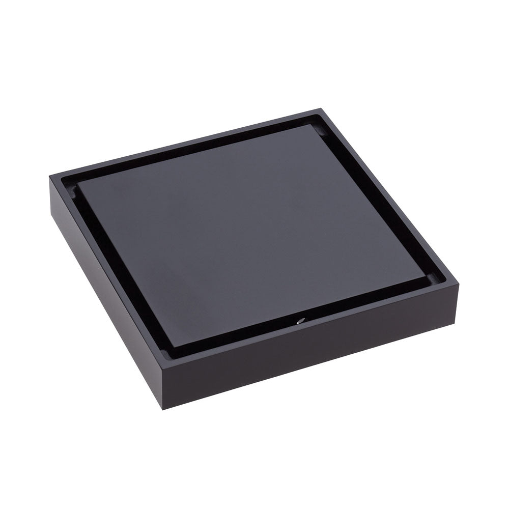 Fienza Square Tile 2-in-1 Floor Waste, 88mm Outlet - Matte Black