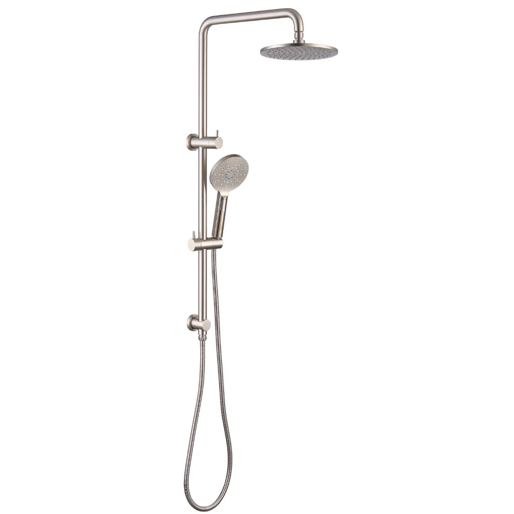 Zenmo JESS Brushed Nickel Bathroom Essentials — 8 Items