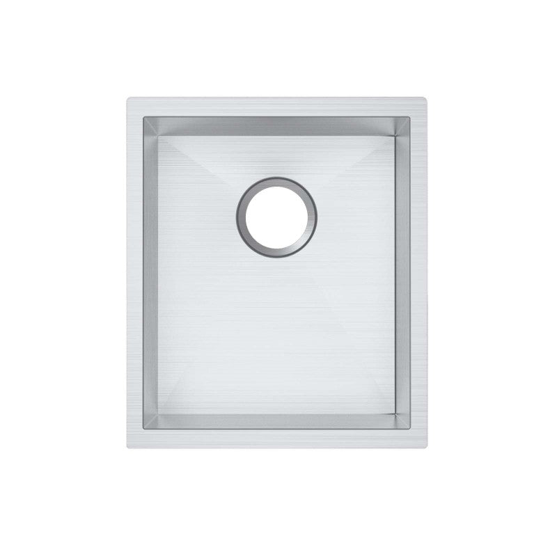 1.2mm Handmade Top/Undermount Single Bowl Kitchen Sink | 390 x 450 x 215 mm