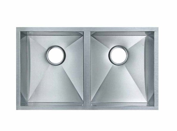 Hand-made Double Bowl Kitchen Sink | 770 x 450 x 215mm