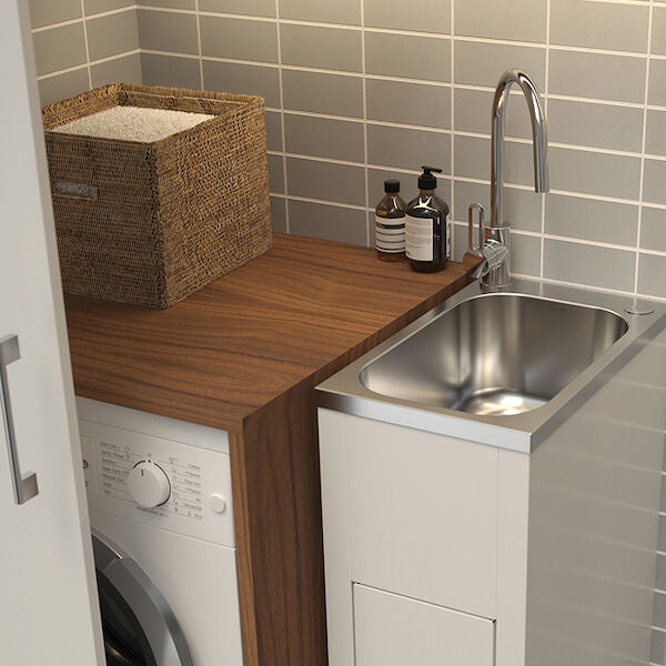 Clark Utility Mini Laundry Tub and Cabinet Compact