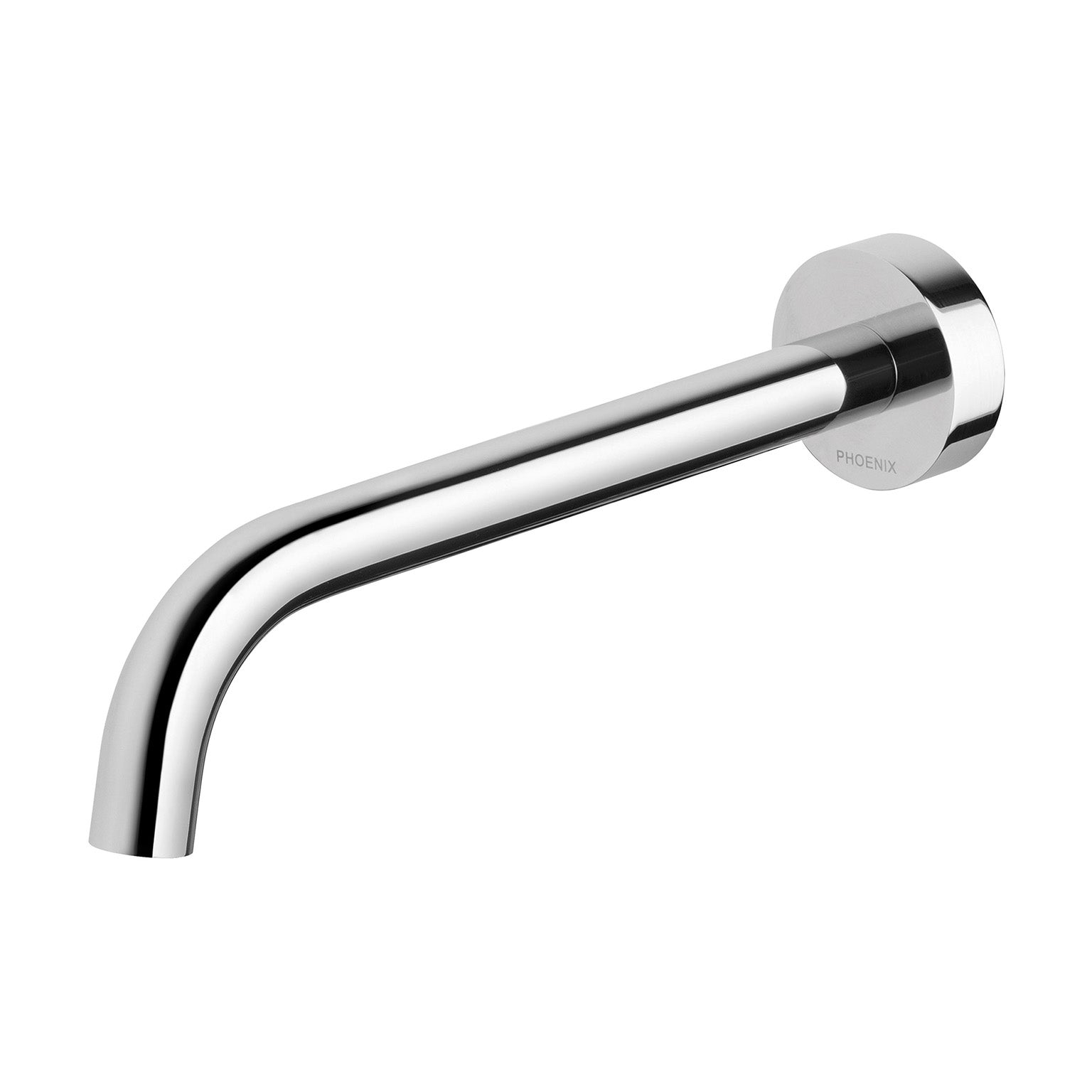 Phoenix Vivid Slimline Wall Bath Outlet 230mm Curved – Lead Free